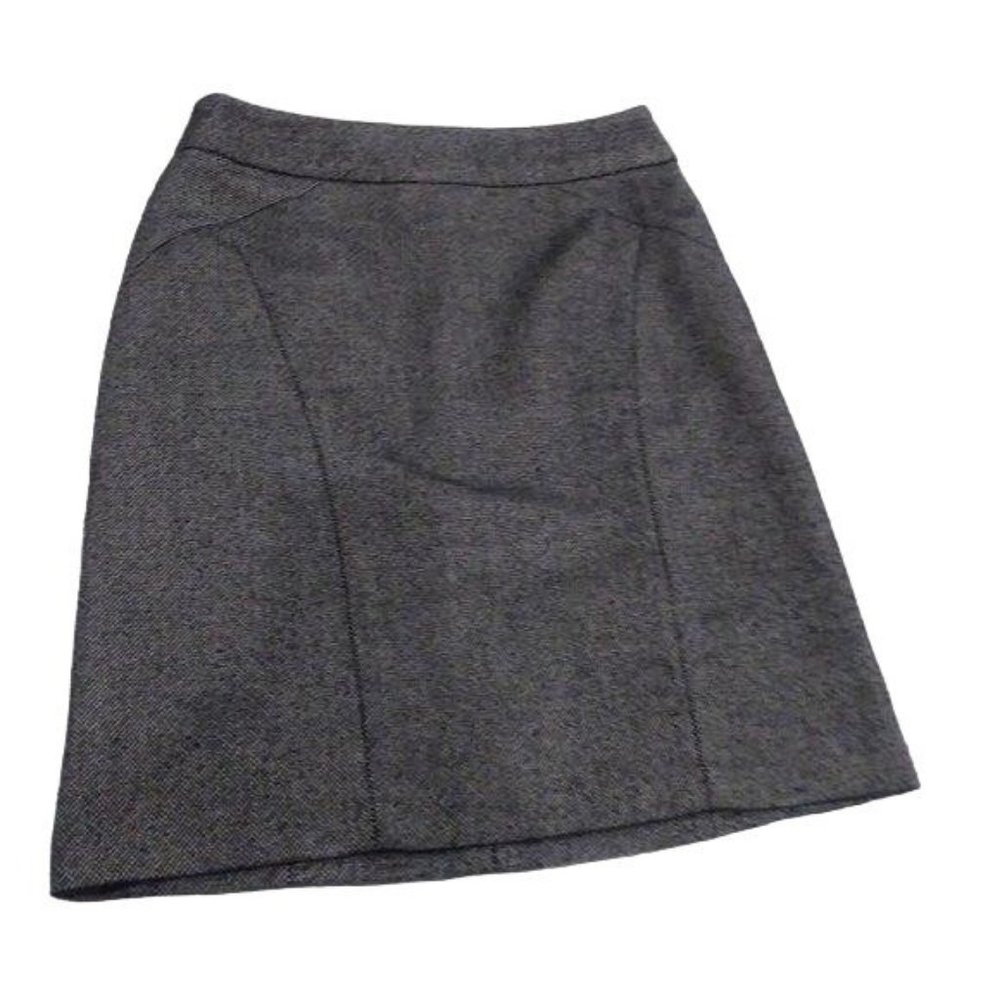 Banana Republic Brown Skirt Herringbone Straight Pencil Size 0